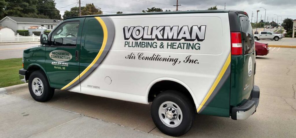 Volkman Plumbing and Heating Van